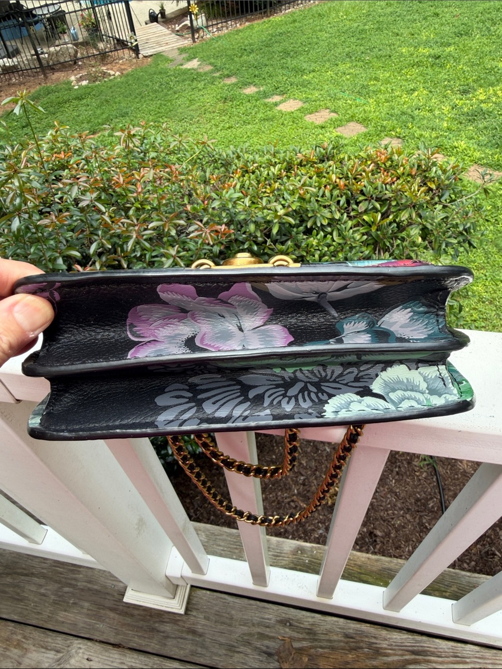Coach Vintage Troupe Crossbody Kaffe Fassett Collaboration Bag RARE; added TAG - Picture 17 of 17